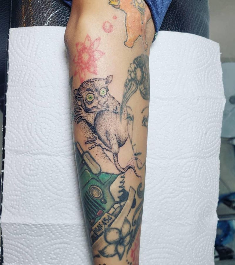 30 Cute Tarsier Tattoos You Must Love