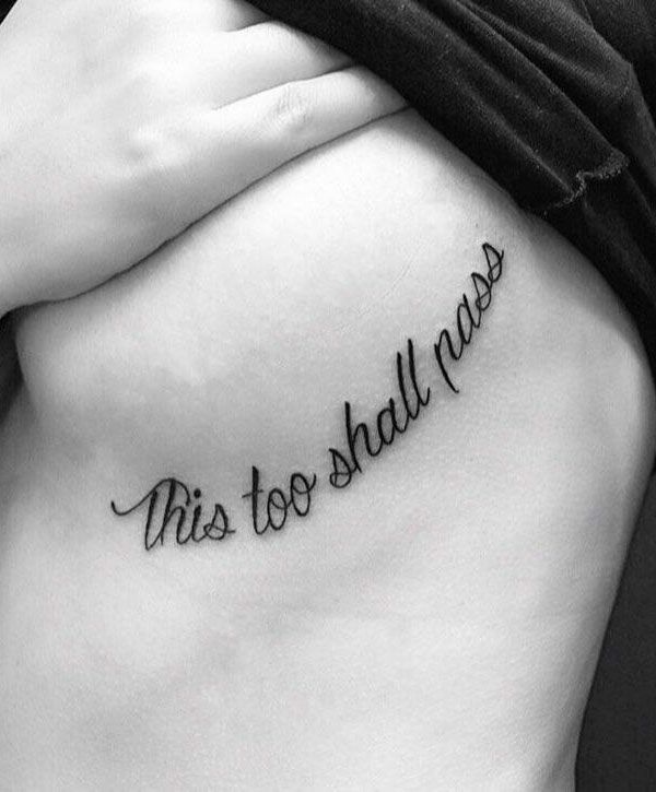 30 Pretty This Too Shall Pass Tattoos You Must Try