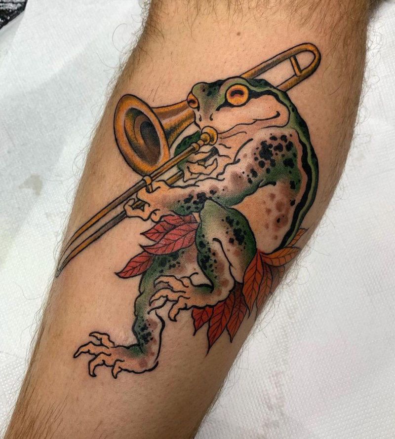 30 Gorgeous Trombone Tattoos You Must Try