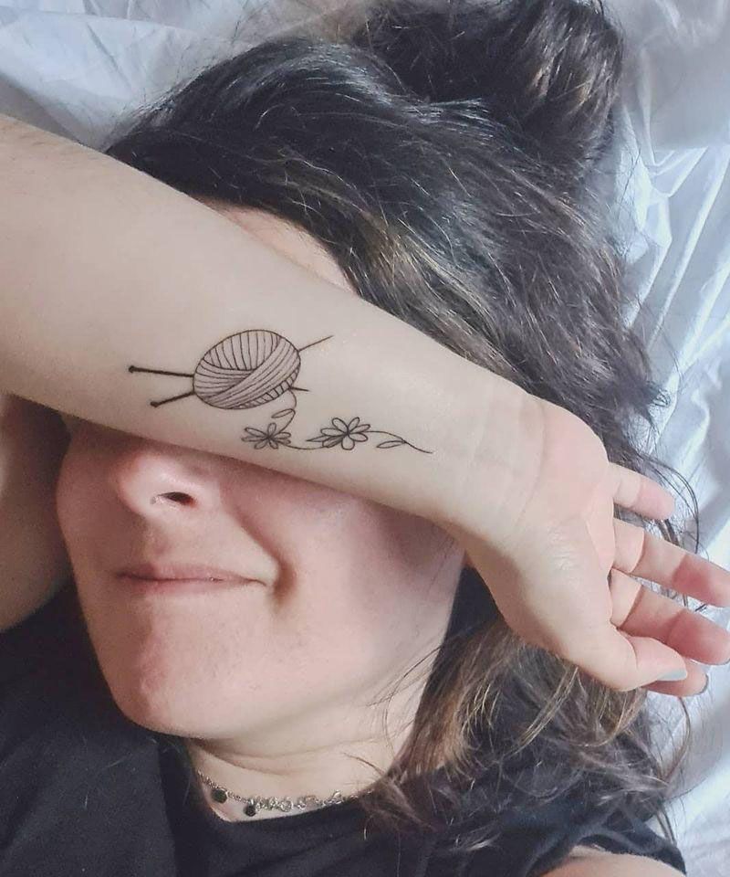 30 Pretty Yarn Tattoos You Can Copy