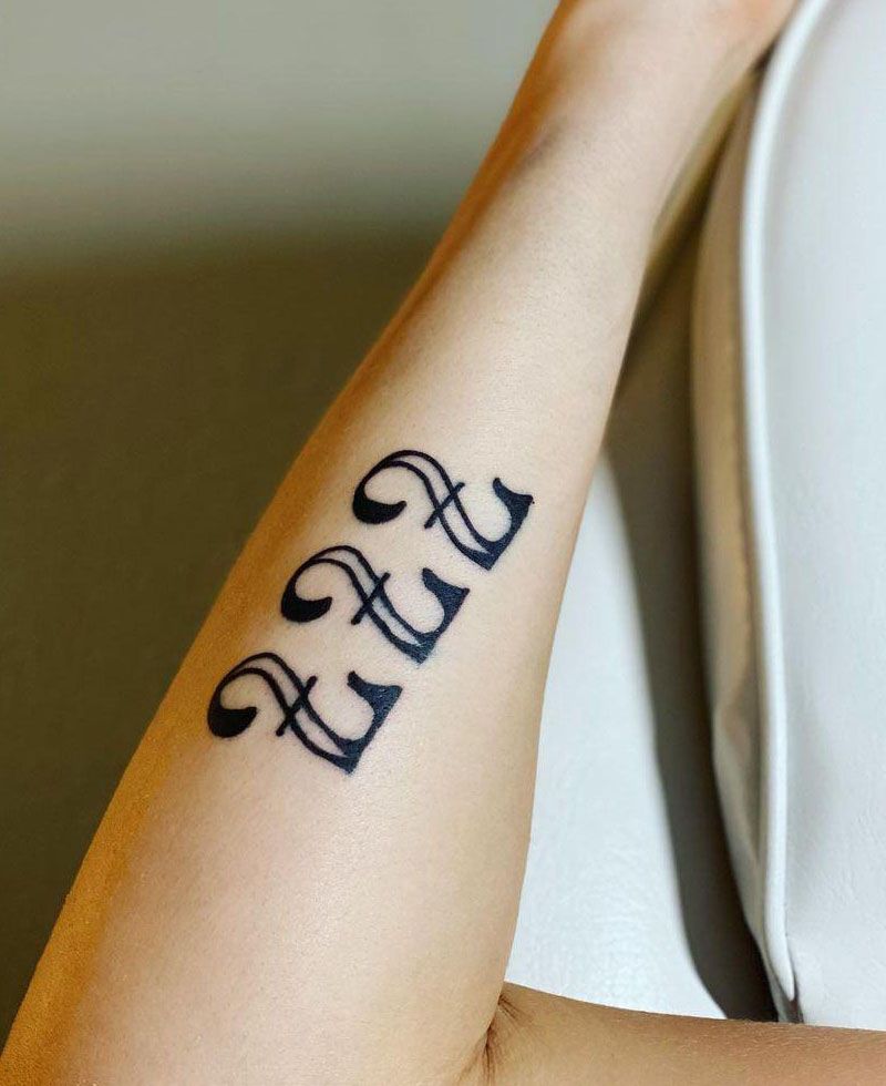 25 Pretty 222 Tattoos You Will Love