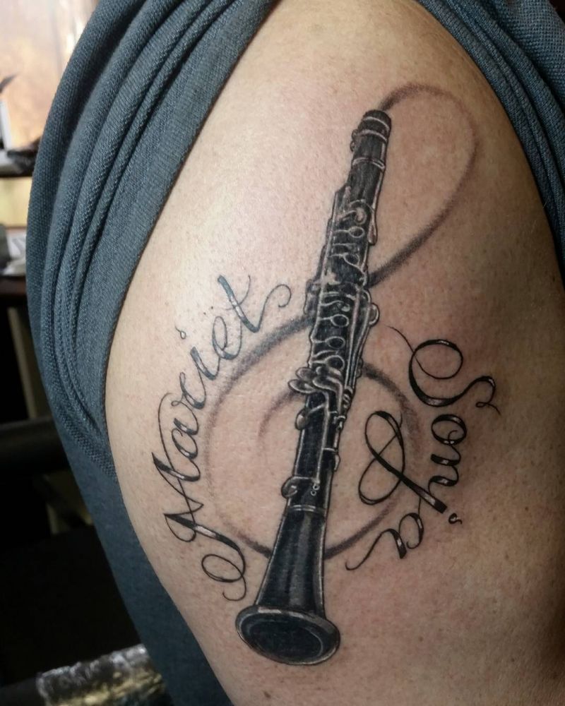 30 Unique Clarinet Tattoos You Must Love