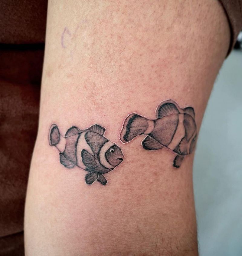 30 Cute Clownfish Tattoos You Must Love