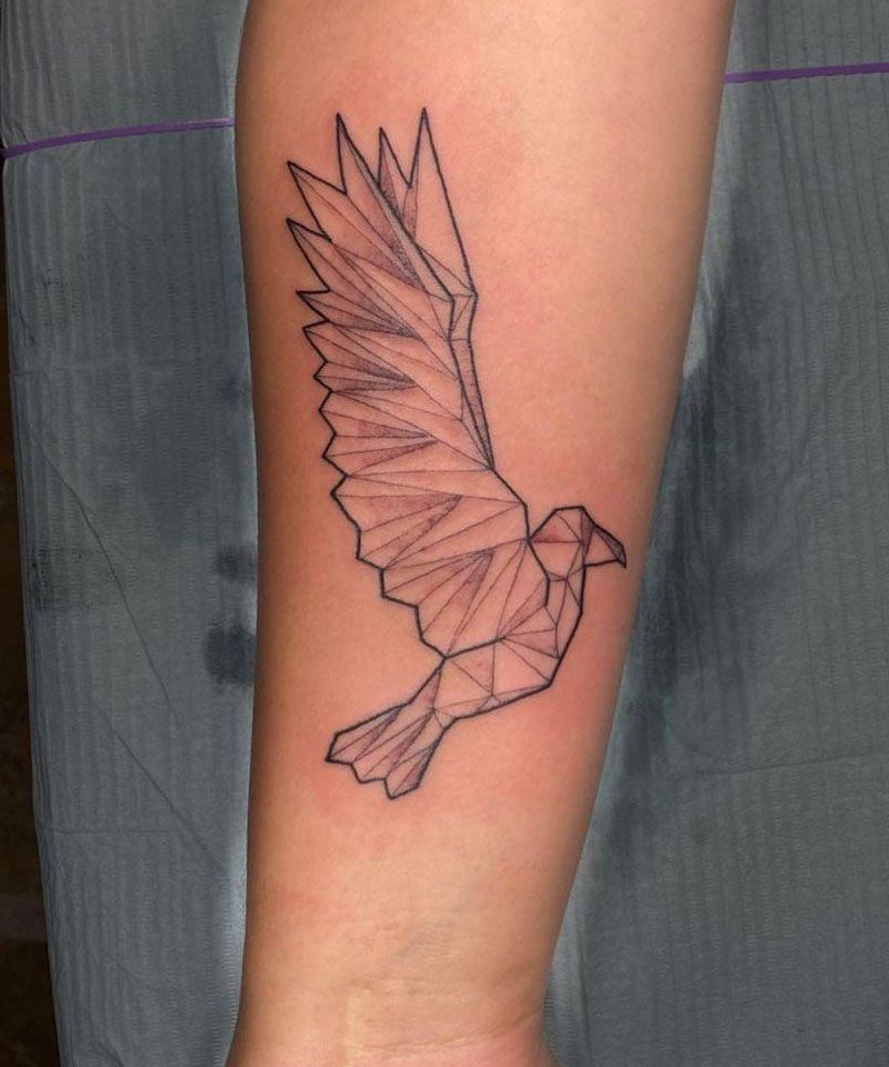 30 Unique Geometric Bird Tattoos You Can Copy