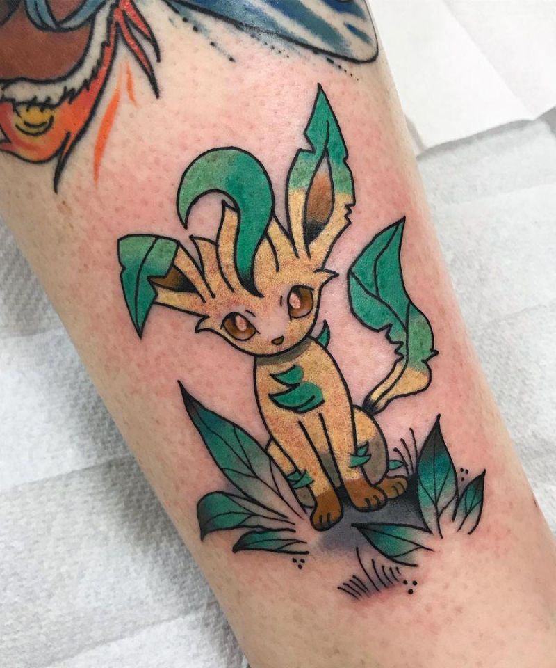 30 Cute Leafeon Tattoos You Must Try