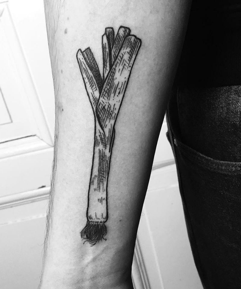 30 Unique Leek Tattoos You Can Copy