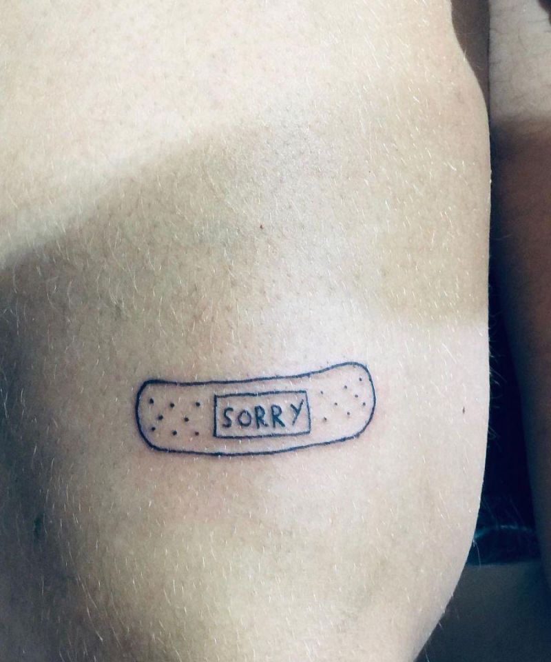 28 Unique Sorry Tattoos to Inspire You