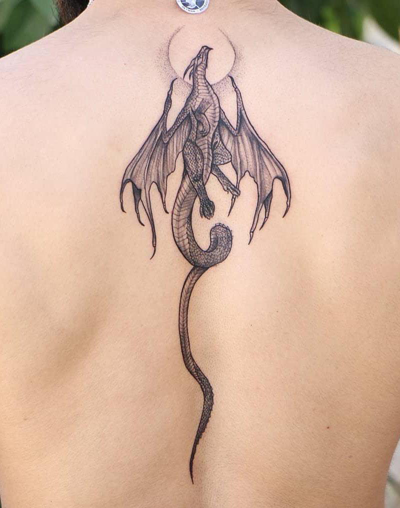 30 Pretty Dragon Tattoos You Must Love