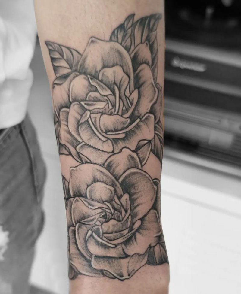 30 Unique Gardenia Tattoos You Must Love