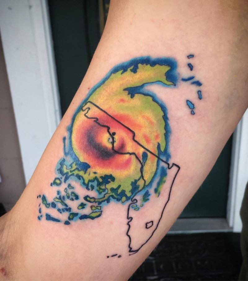 30 Gorgeous Hurricane Tattoos You Must Love