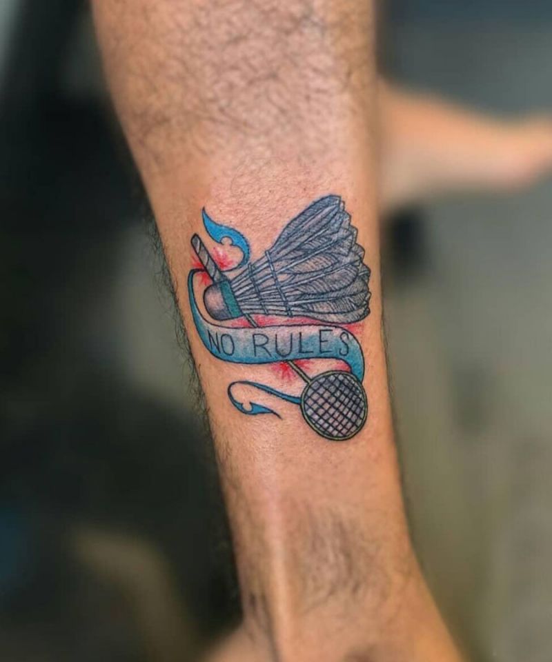 30 Pretty Badminton Tattoos You Will Love