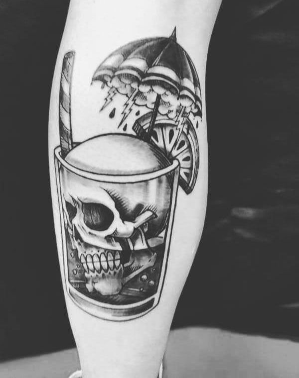 30 Pretty Cocktail Tattoos You Can Copy