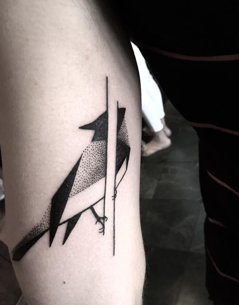 30 Unique Geometric Bird Tattoos You Can Copy