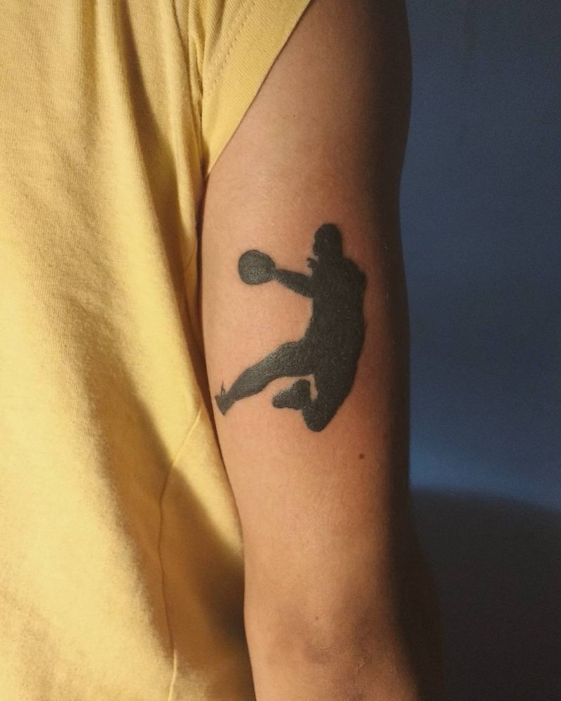 30 Unique Handball Tattoos You Must Love
