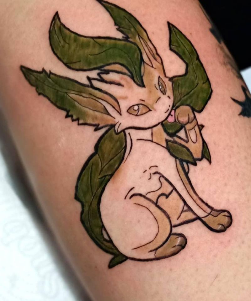 30 Cute Leafeon Tattoos You Must Try