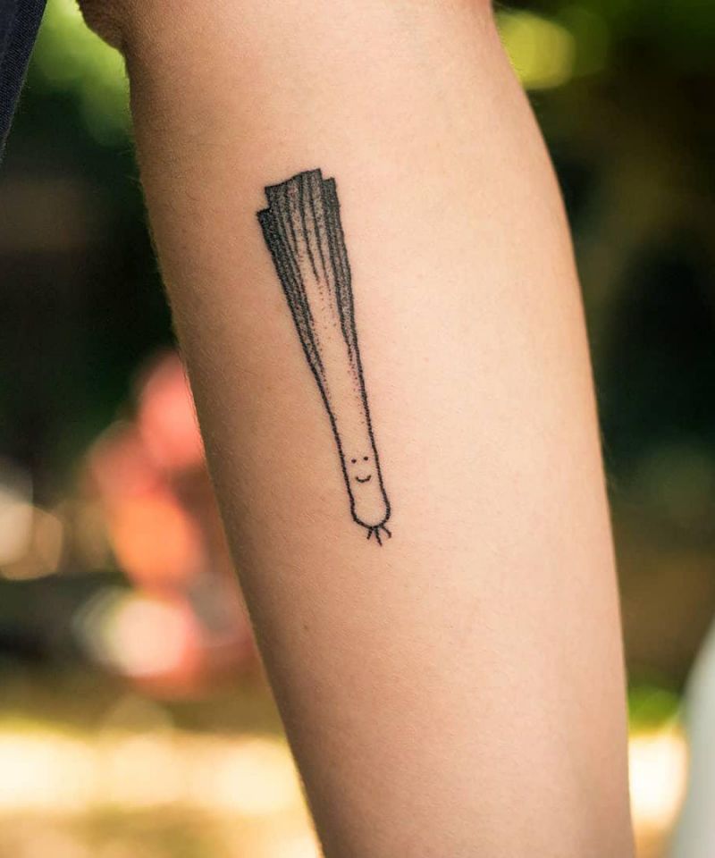 30 Unique Leek Tattoos You Can Copy