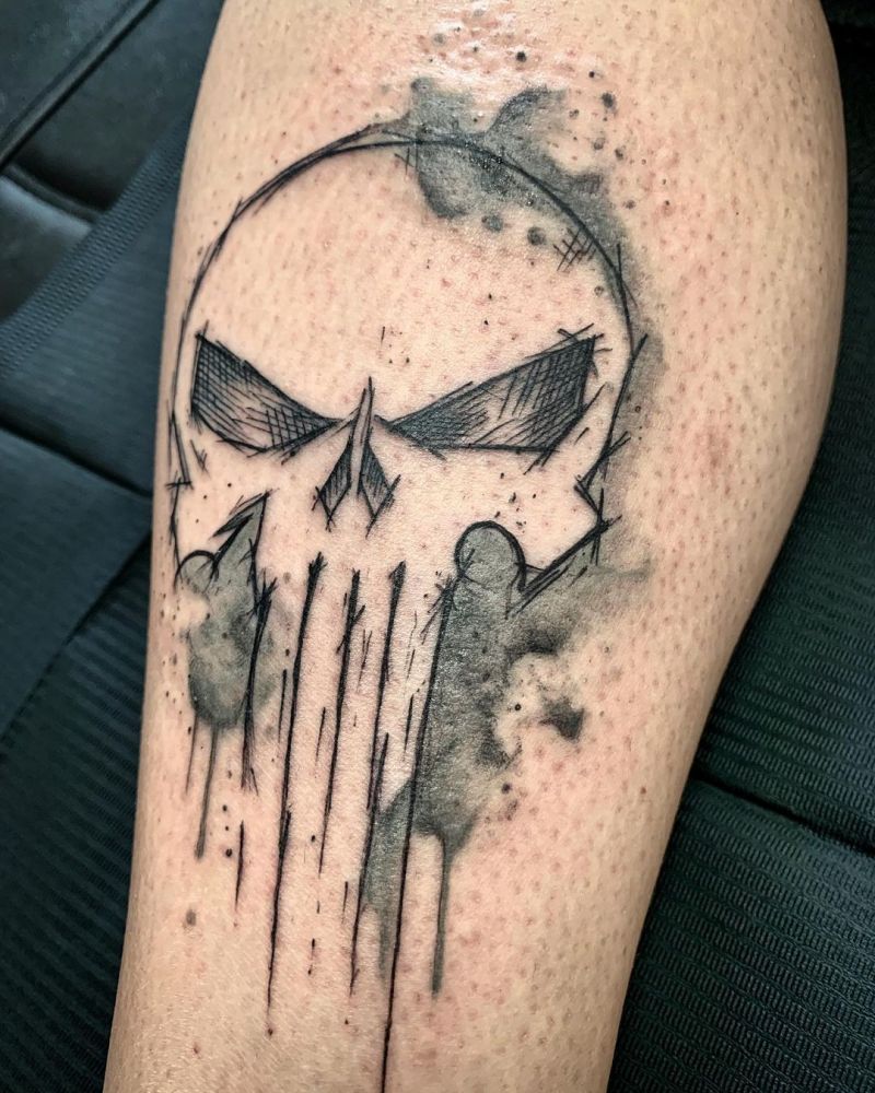 30 Unique Punisher Tattoos to Inspire You