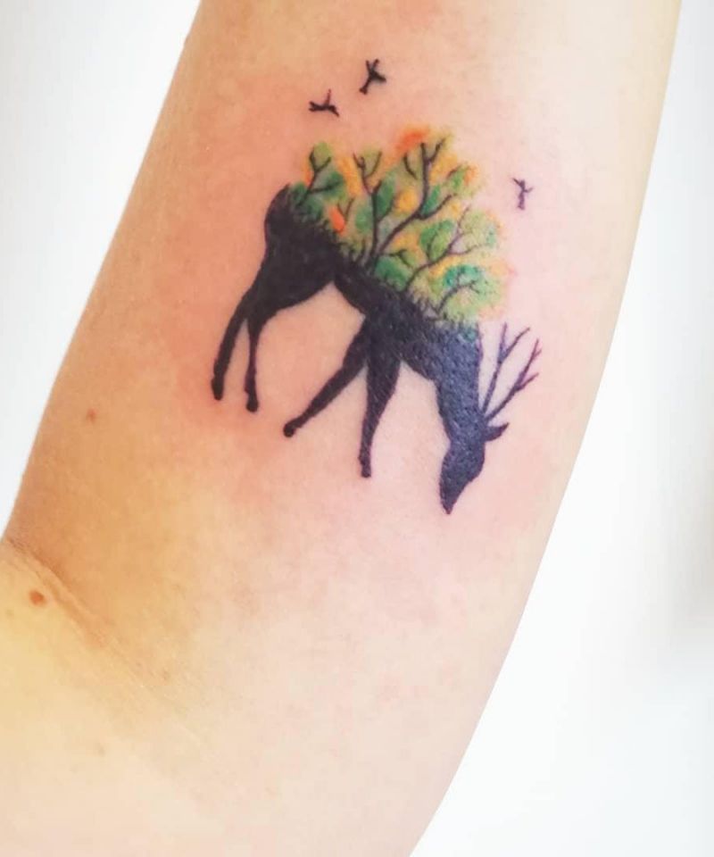 30 Unique Roe Deer Tattoos For Your Inspiration