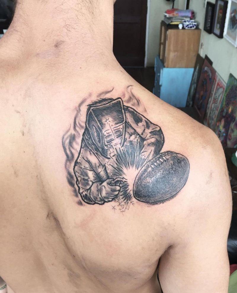 30 Pretty Rugby Tattoos You Will Love