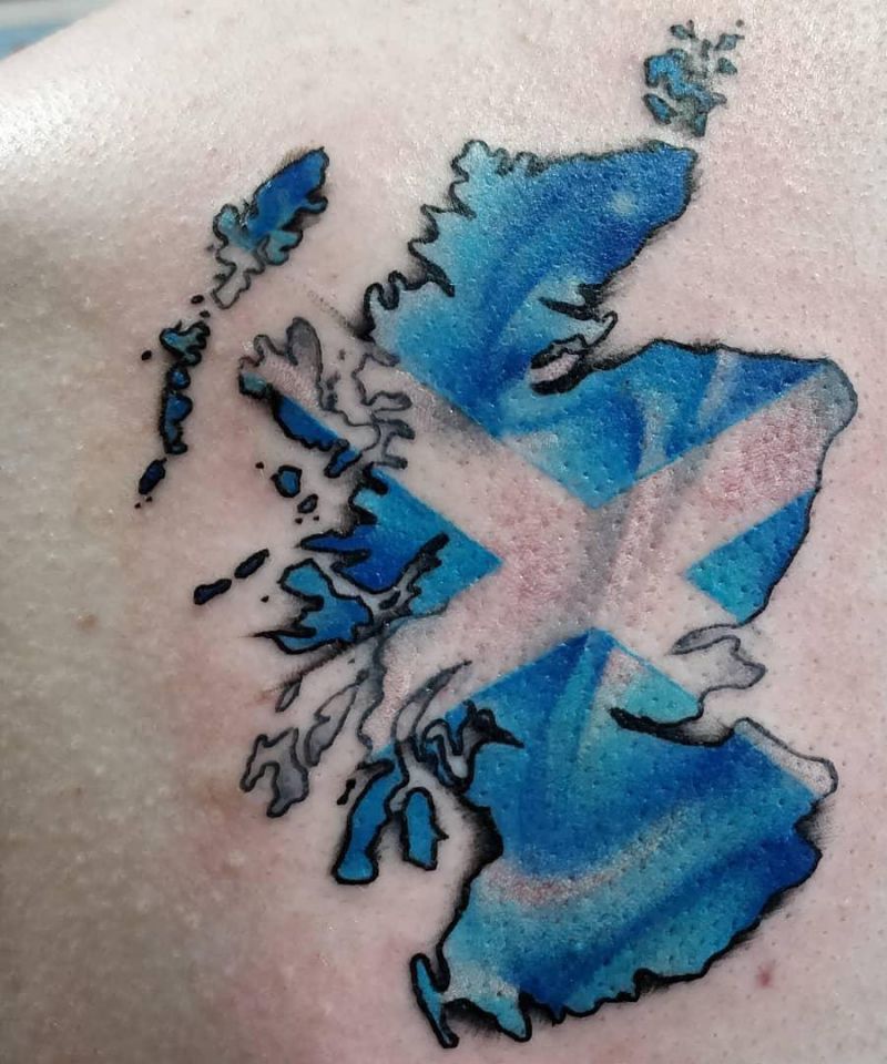 26 Pretty Saltire Tattoos You Can Copy