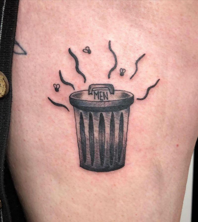30 Unique Trash Can Tattoos You Must Love