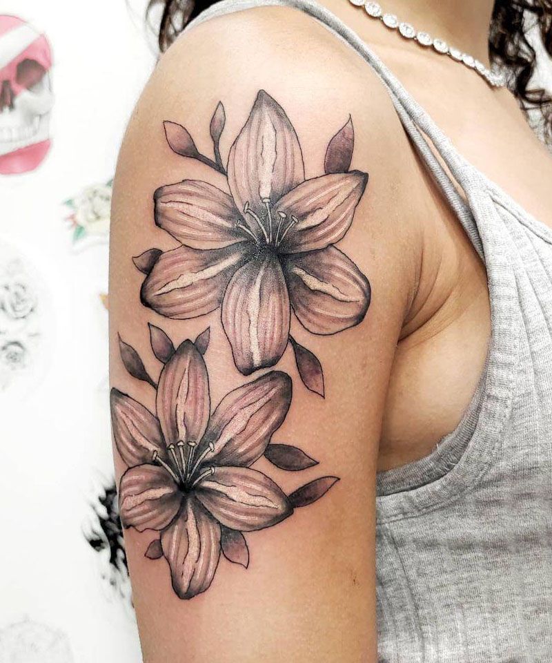 30 Pretty Amaryllis Tattoos You Will Love
