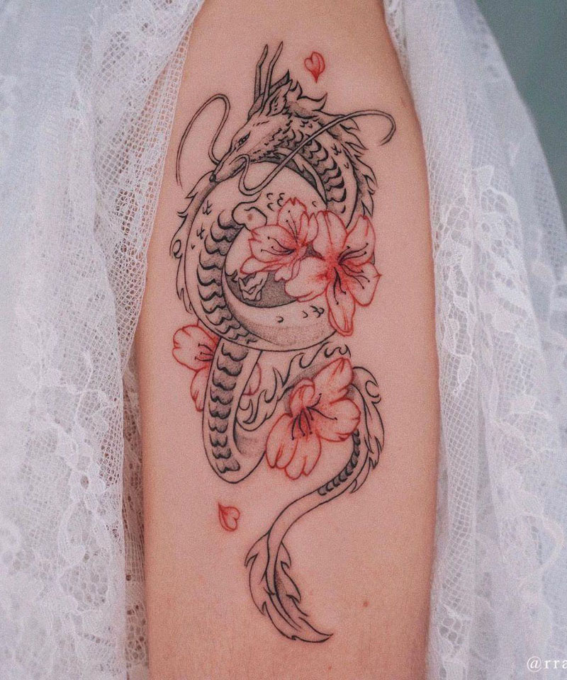 30 Pretty Dragon Tattoos You Must Love