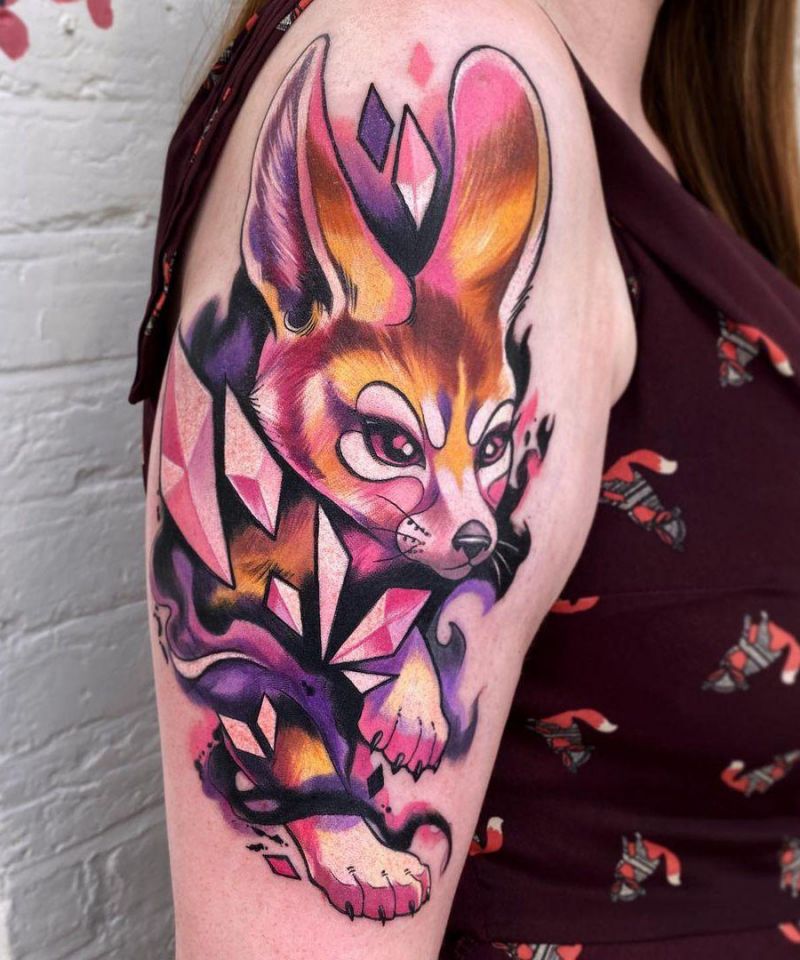 30 Pretty Fennec Fox Tattoos You Must Try