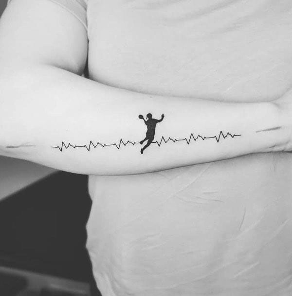 30 Unique Handball Tattoos You Must Love