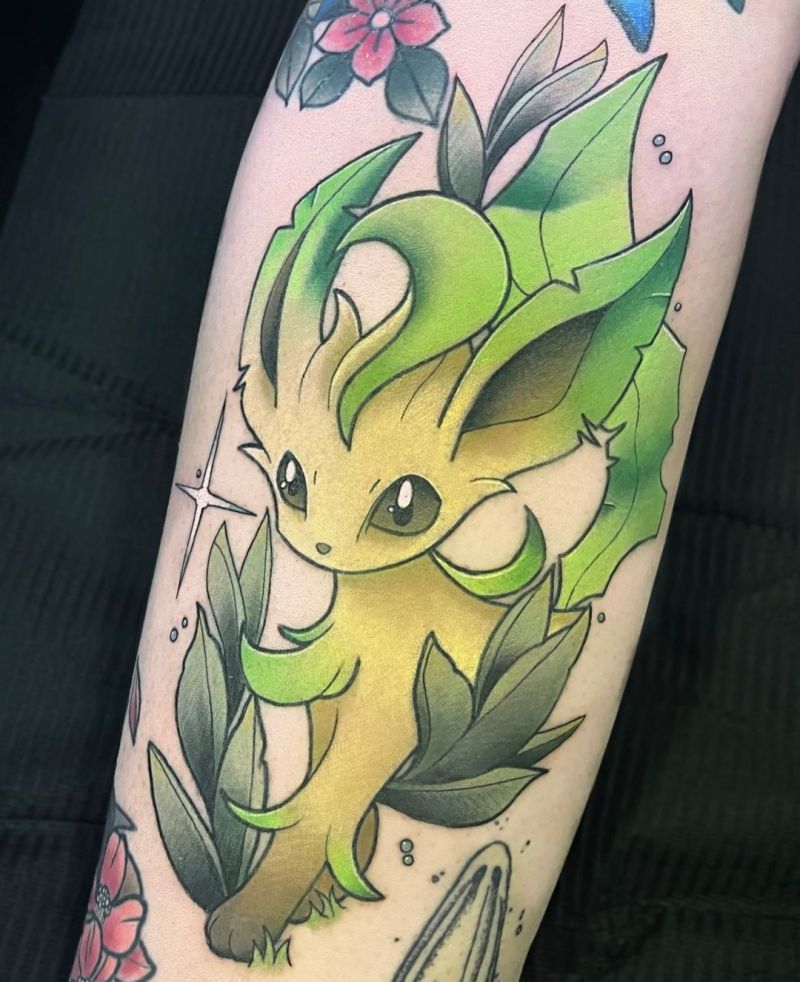 30 Cute Leafeon Tattoos You Must Try