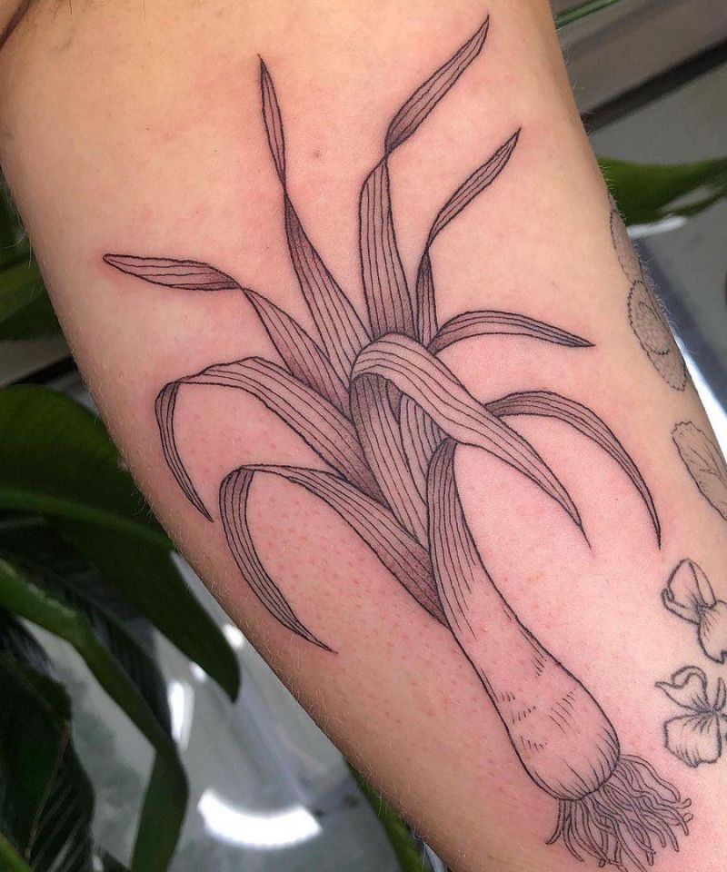 30 Unique Leek Tattoos You Can Copy