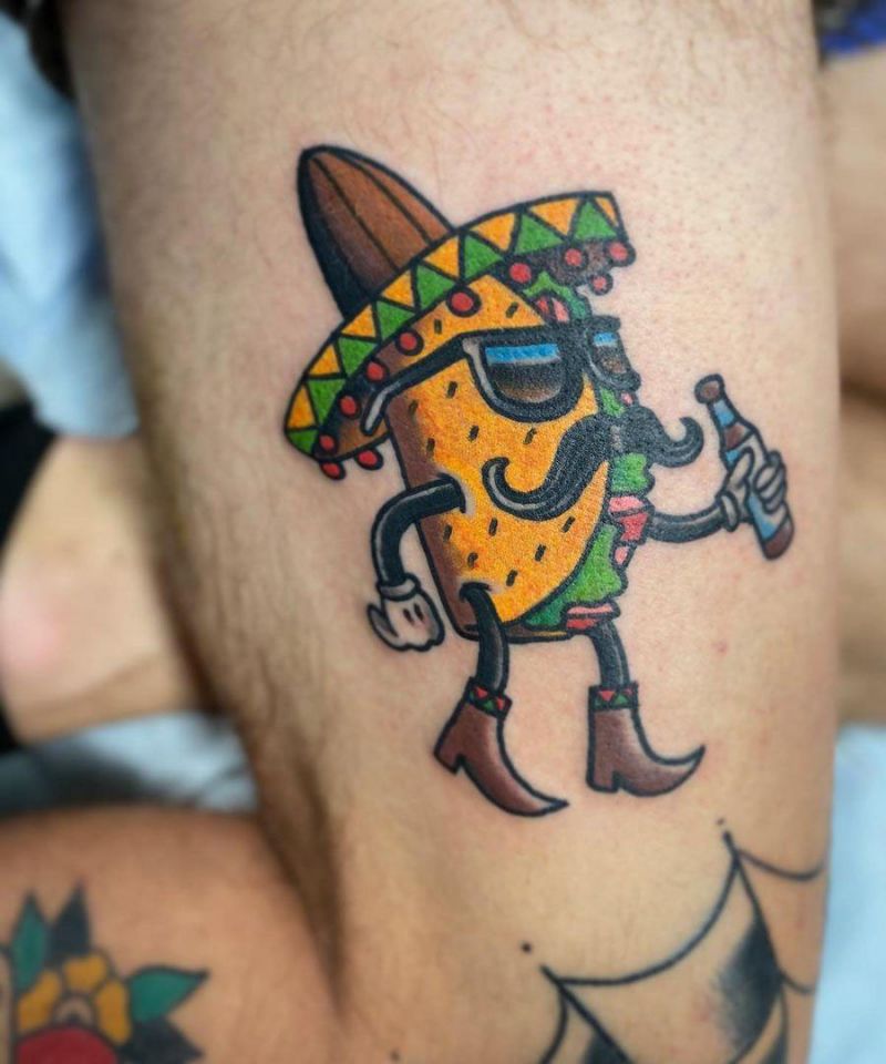 30 Unique Taco Tattoos You Can Copy