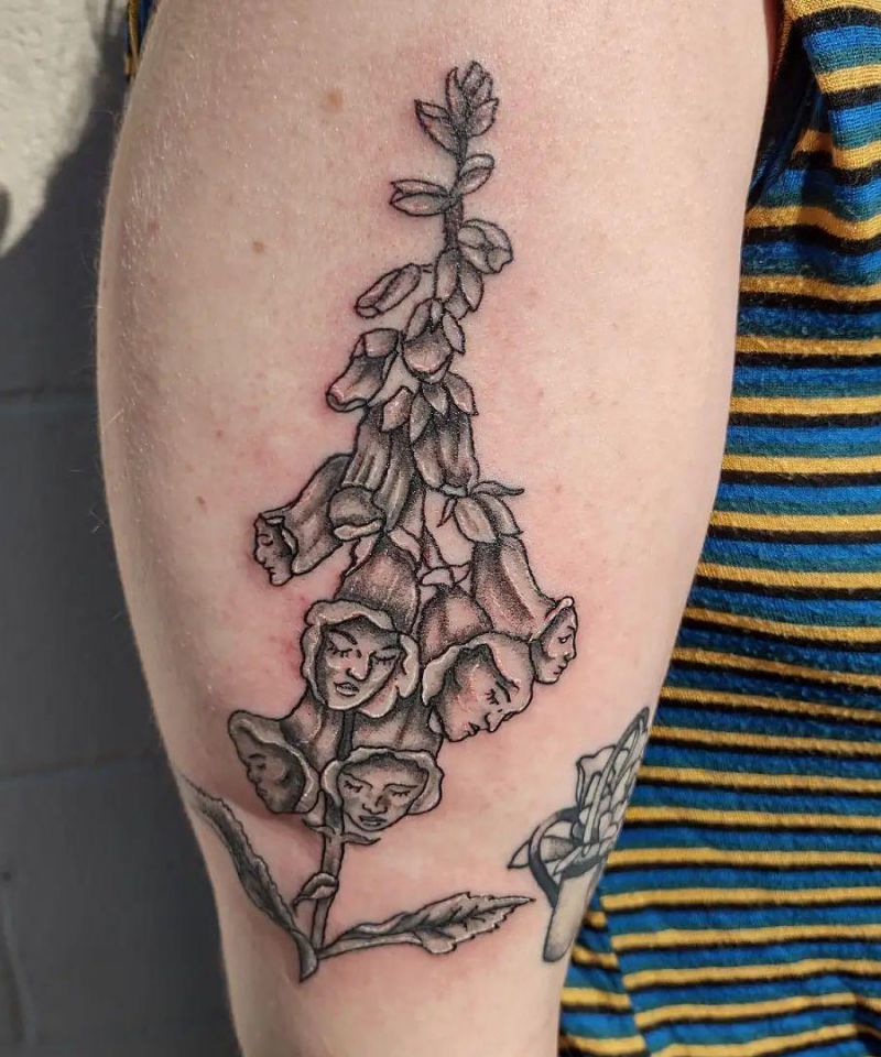 30 Pretty Foxglove Tattoos You Will Love