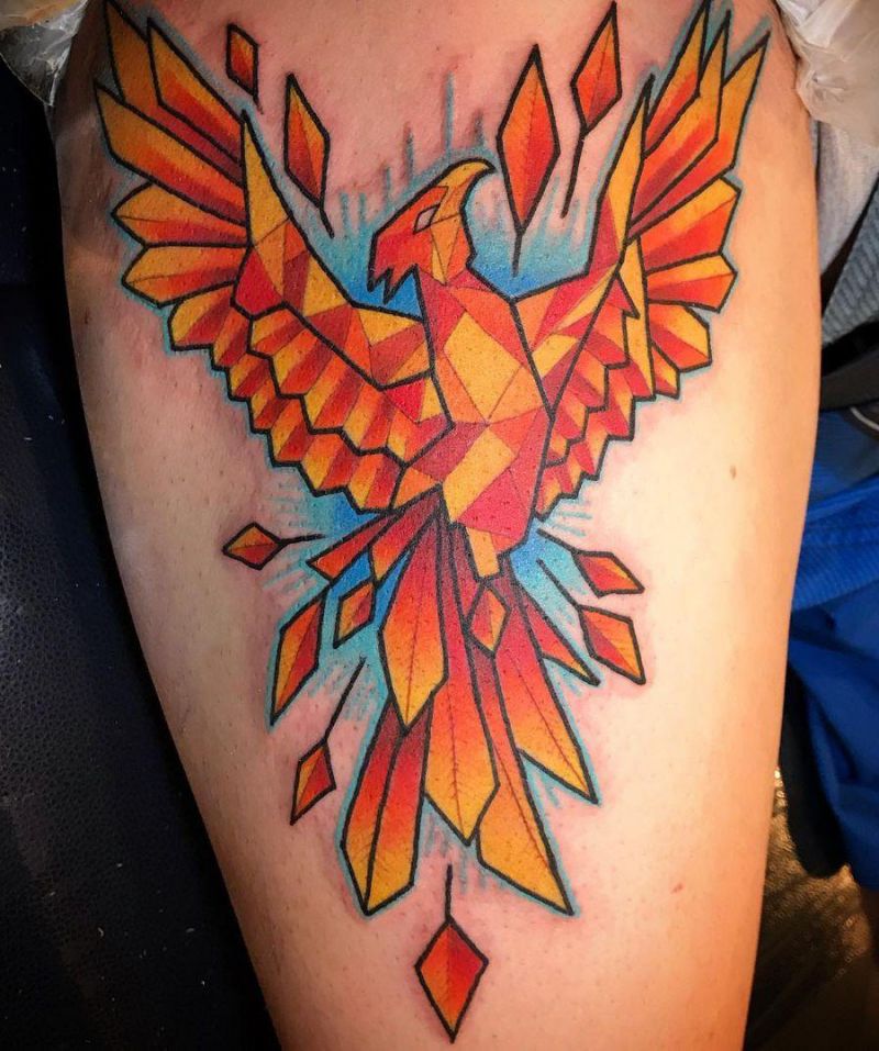 30 Unique Geometric Bird Tattoos You Can Copy