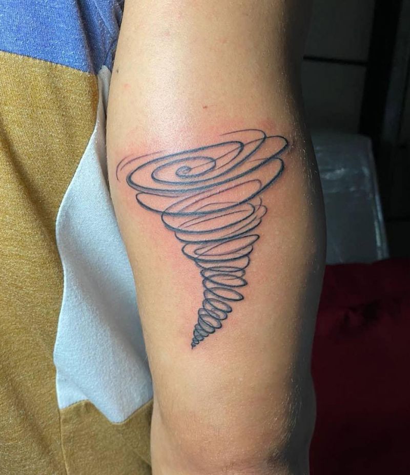 30 Gorgeous Hurricane Tattoos You Must Love