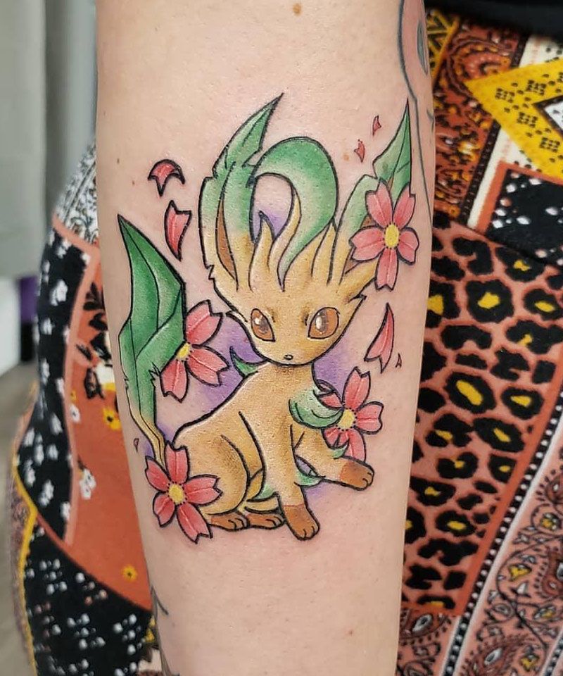 30 Cute Leafeon Tattoos You Must Try