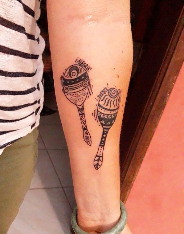 27 Pretty Maracas Tattoos You Will Love