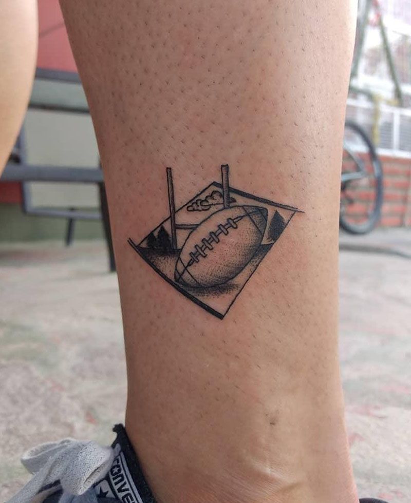 30 Pretty Rugby Tattoos You Will Love