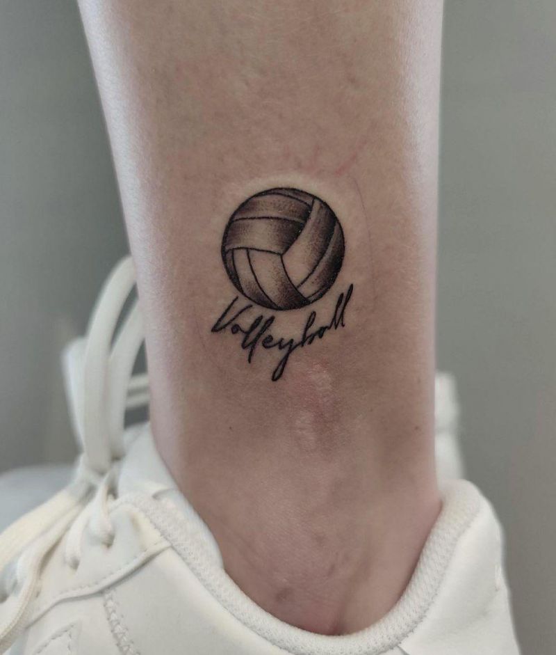 30 Pretty Volleyball Tattoos You Will Love