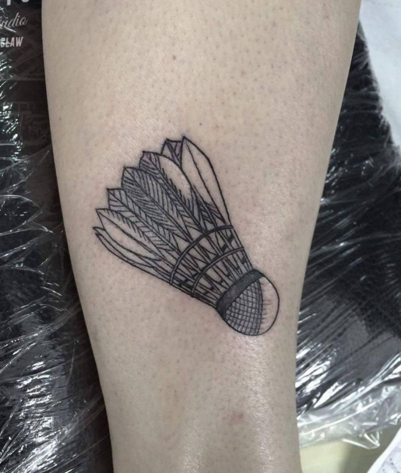 30 Pretty Badminton Tattoos You Will Love