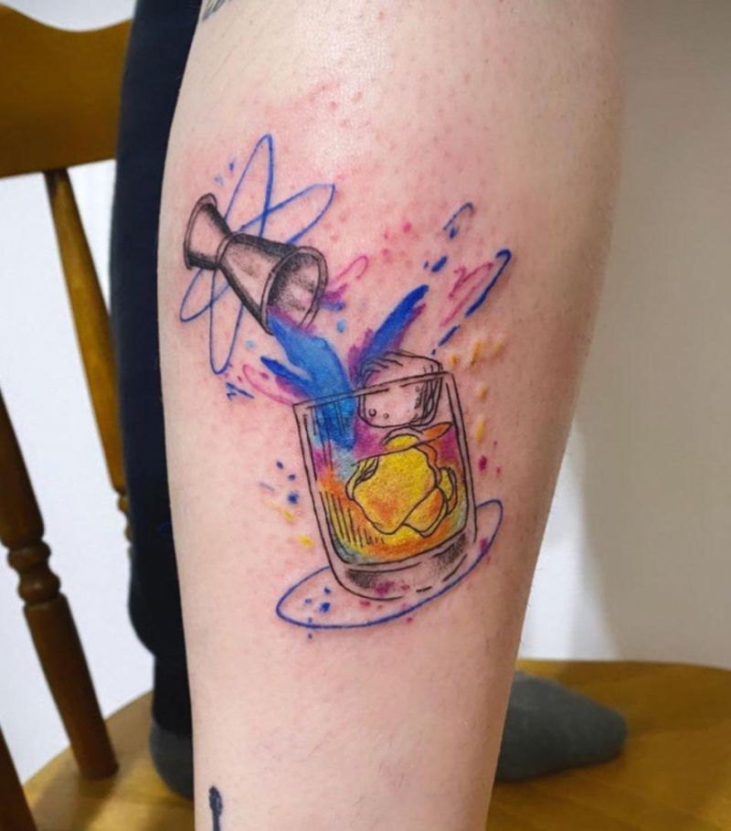 30 Pretty Cocktail Tattoos You Can Copy