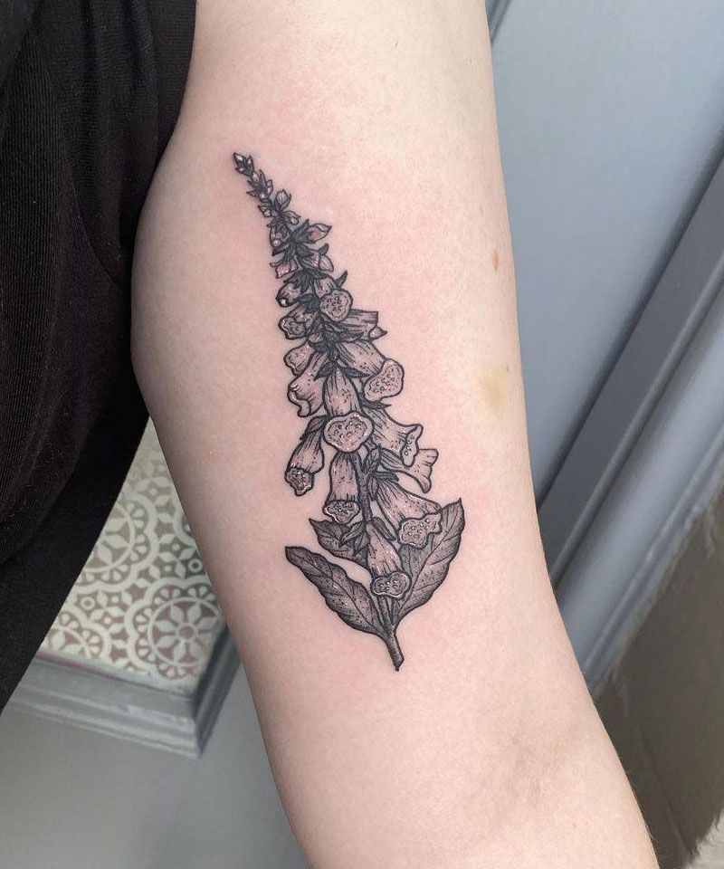 30 Pretty Foxglove Tattoos You Will Love