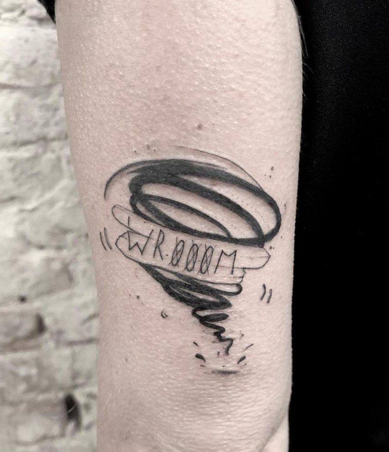 30 Gorgeous Hurricane Tattoos You Must Love