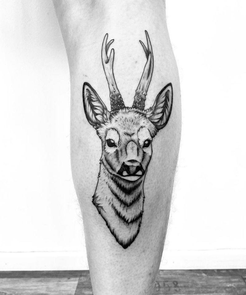 30 Unique Roe Deer Tattoos For Your Inspiration