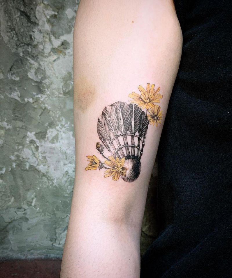 30 Pretty Badminton Tattoos You Will Love