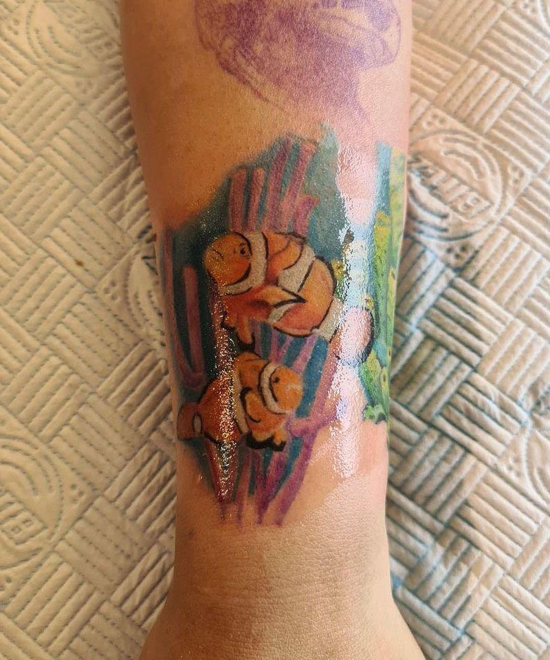 30 Cute Clownfish Tattoos You Must Love