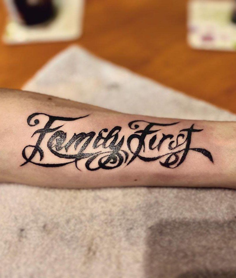 30 Pretty Family First Tattoos You Will Love