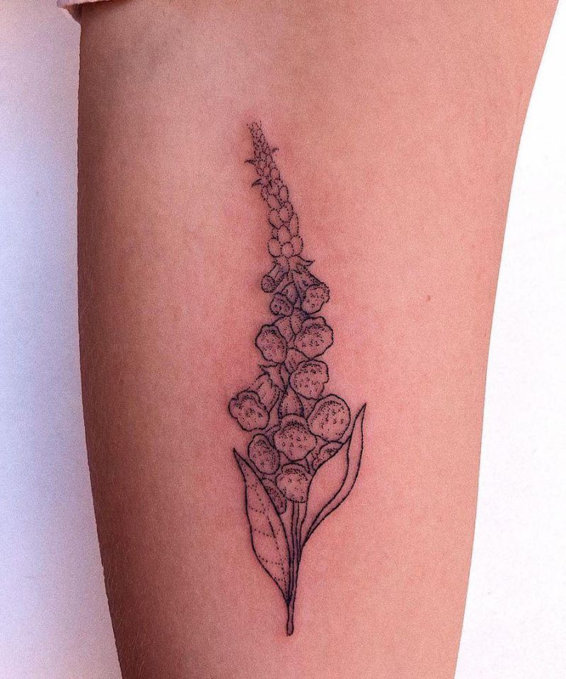 30 Pretty Foxglove Tattoos You Will Love