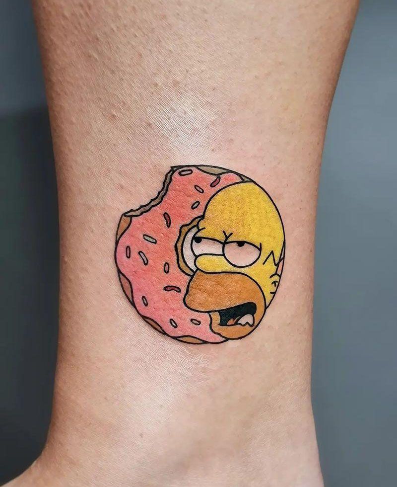 30 Unique Homer Simpson Tattoos You Must Try