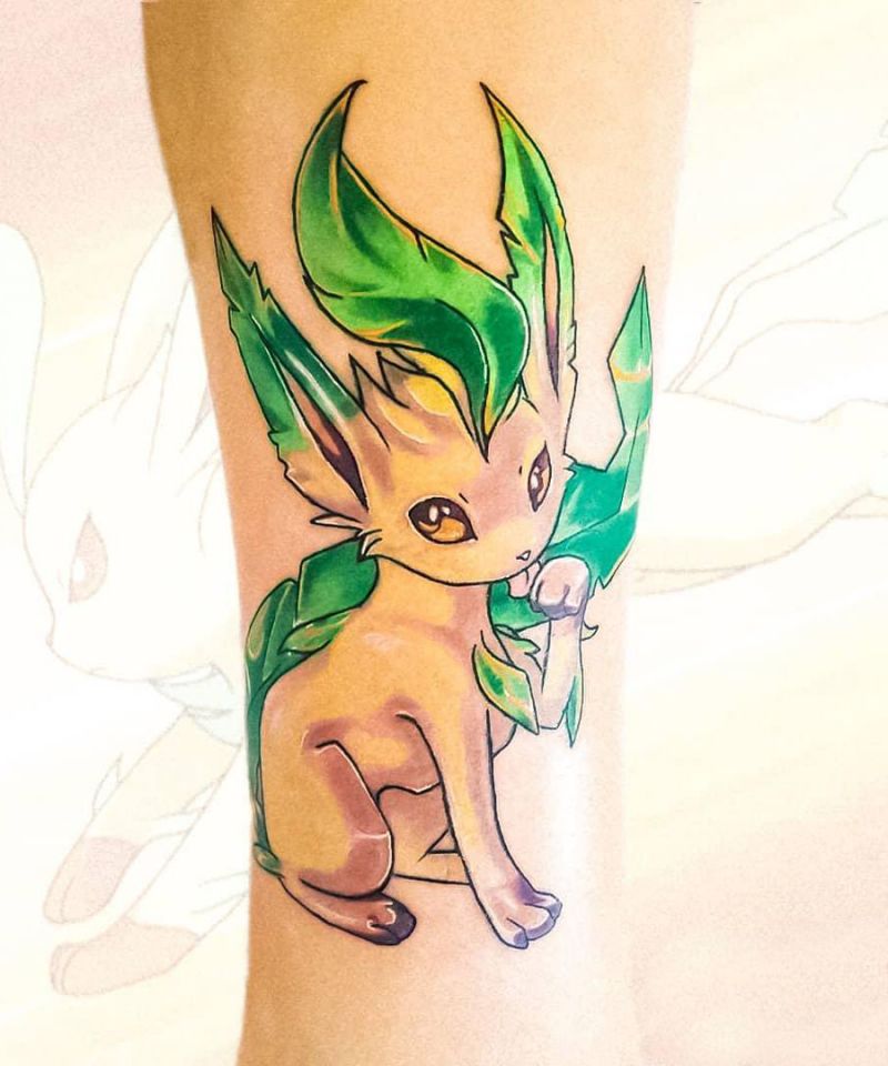 30 Cute Leafeon Tattoos You Must Try